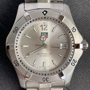 Authentic Vintage Tag Heuer WK1212-0 Professional